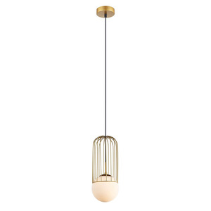 Lampa Wisząca Italux Matty Złota E27 MDM-3939/1 GD small 1