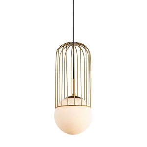 Lampa Wisząca Italux Matty Złota E27 MDM-3939/1 GD small 0