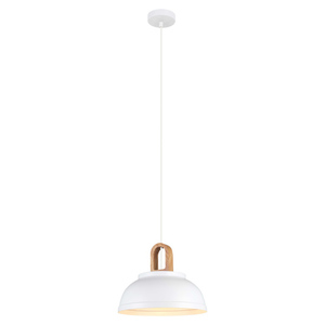 Lampa wisząca Italux Danito biała E27 30 cm MDM3153/1M W small 1