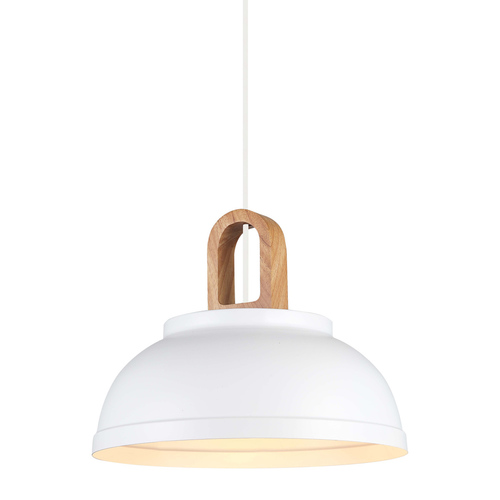 Sprawdź Lampa wisząca Italux Danito biała E27 30 cm MDM3153/1M W