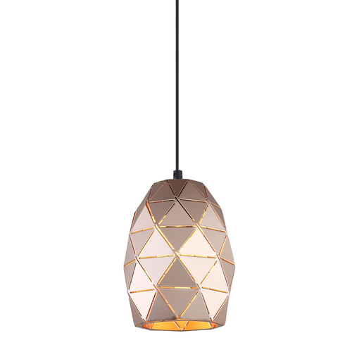 Sprawdź Lampa Wisząca Italux Harley Złota Szampańska E27 MDM-3480/1 GD
