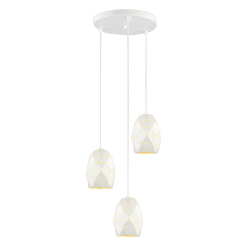 Sprawdź Lampa wisząca Italux Harley biała 3xE27 MDM-3480/3A W