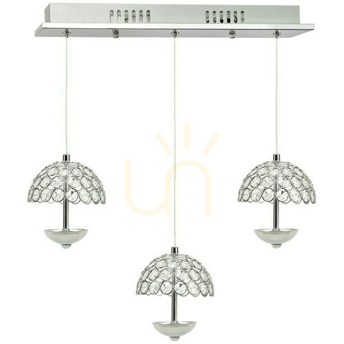 Sprawdź Kryształowa Lampa Wisząca Venus 3x5 W Led