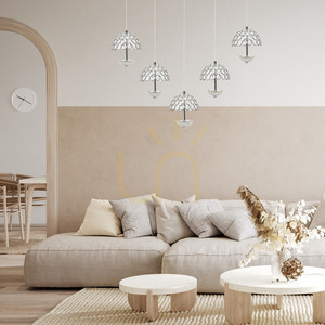 Kryształowa Lampa Wisząca Venus 5x5 W Led small 7