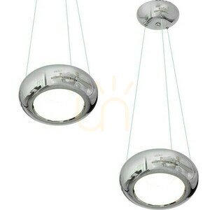 Lampa wisząca Milagro MERCURIO ML328 chrom LED 12 W 840 lm 4000 K Ø28 cm regulacja 50–100 cm small 0