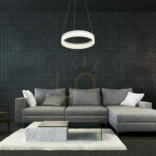 Sprawdź Biała lampa wisząca LED Milagro RING ML405 24 W 4000 K 1680 lm Ø40 cm