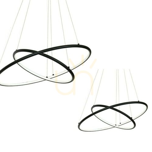 Sprawdź Lampa wisząca Milagro Orion ML508 czarna 60 cm 53W LED 3000K