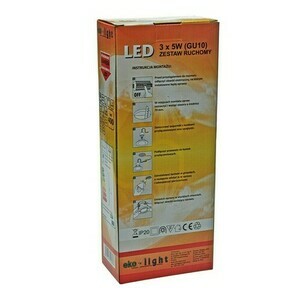 Srebrny Zestaw Oczek Kwadratowych 3x5 W Gu10 small 11