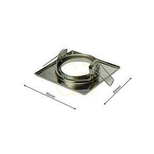 Srebrny Zestaw Oczek Kwadratowych 3x5 W Gu10 small 8