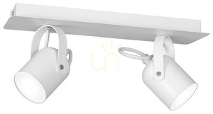 Reflektor sufitowy PICO WHITE 2xGU10, listwa 32 cm, biały metal, Milagro MLP990 small 7