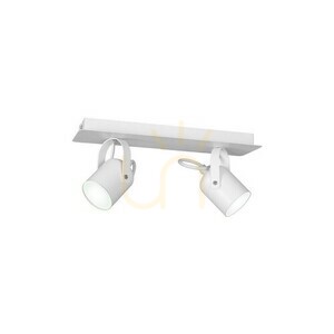 Reflektor sufitowy PICO WHITE 2xGU10, listwa 32 cm, biały metal, Milagro MLP990 small 0